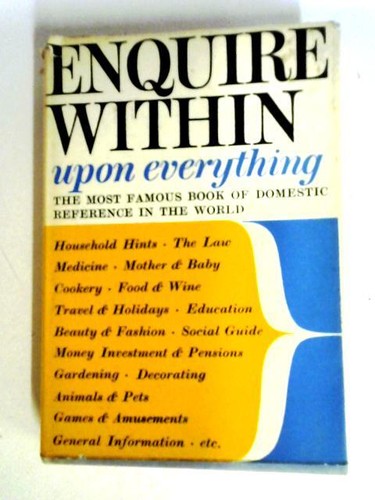 Enquire within upon - enquire,