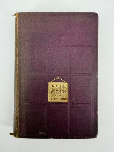 Vintage enquire within - vintage,