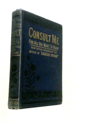 Consult the author - (by, of