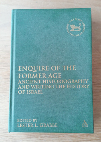 Enquire the former age - enquire, of